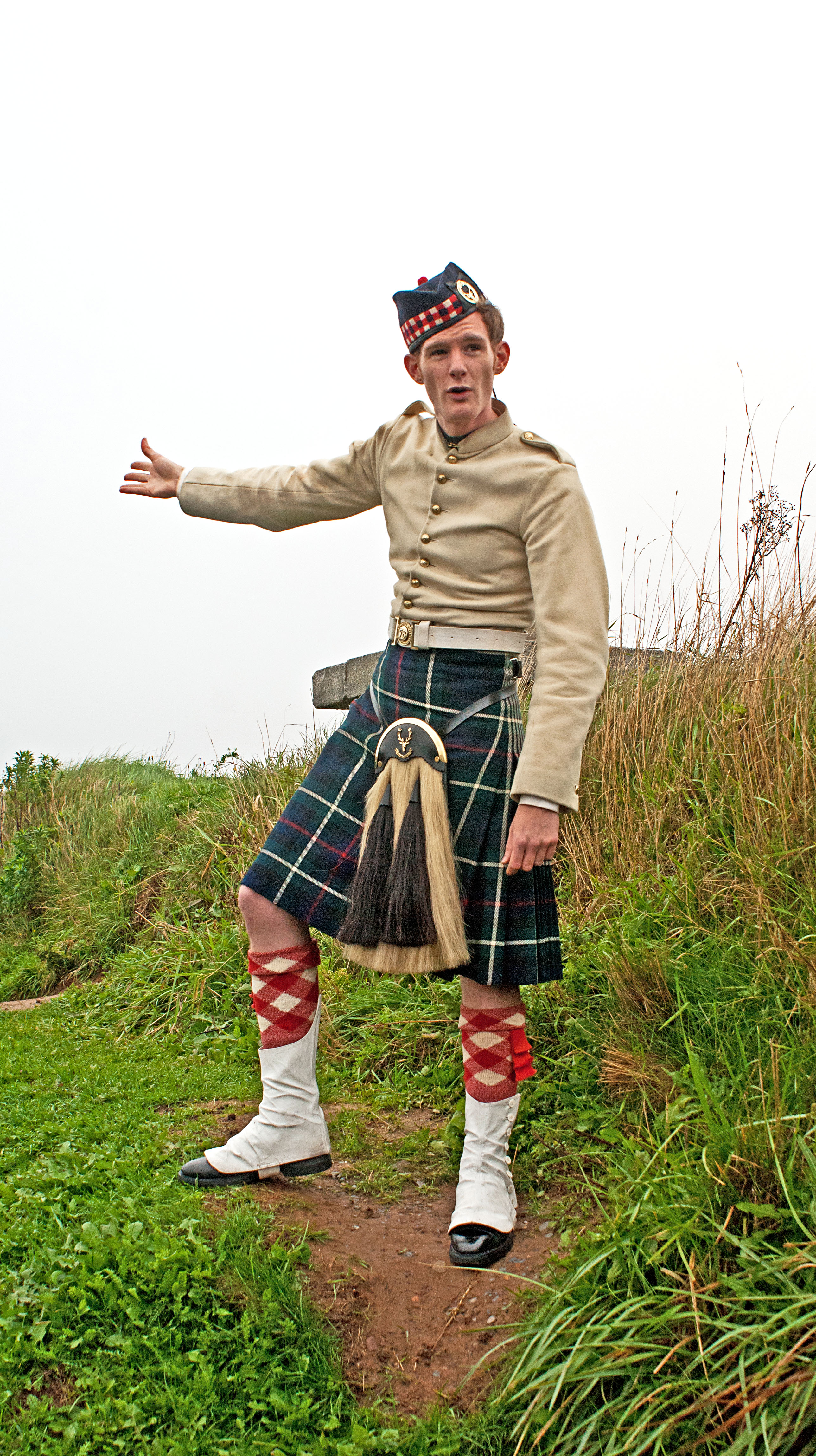 Reenactment at the Citadel, National Historic site, Halifax, Nova Scotia