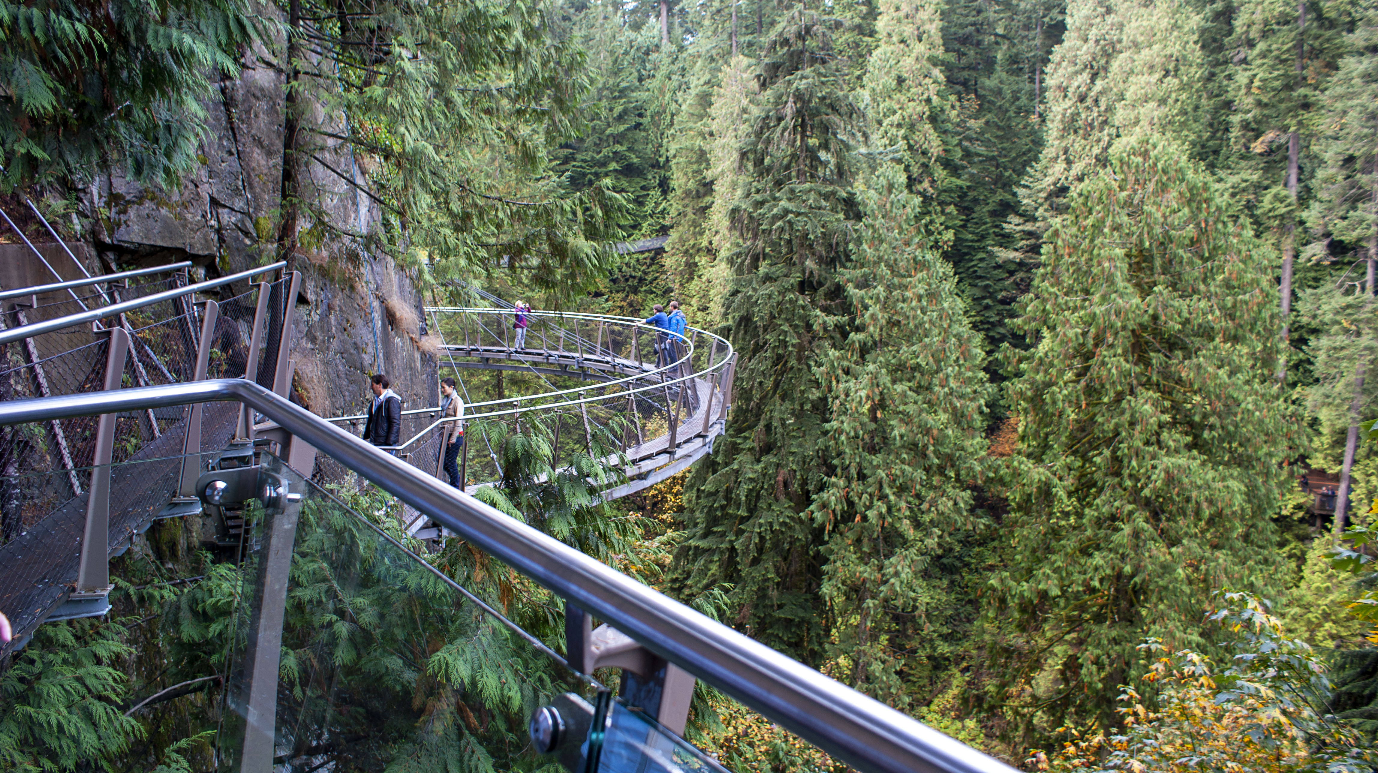 Capilano Suspension Bridge Park, Vancouver  <br />(Cliff Walk)