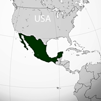 Location map of Mexico