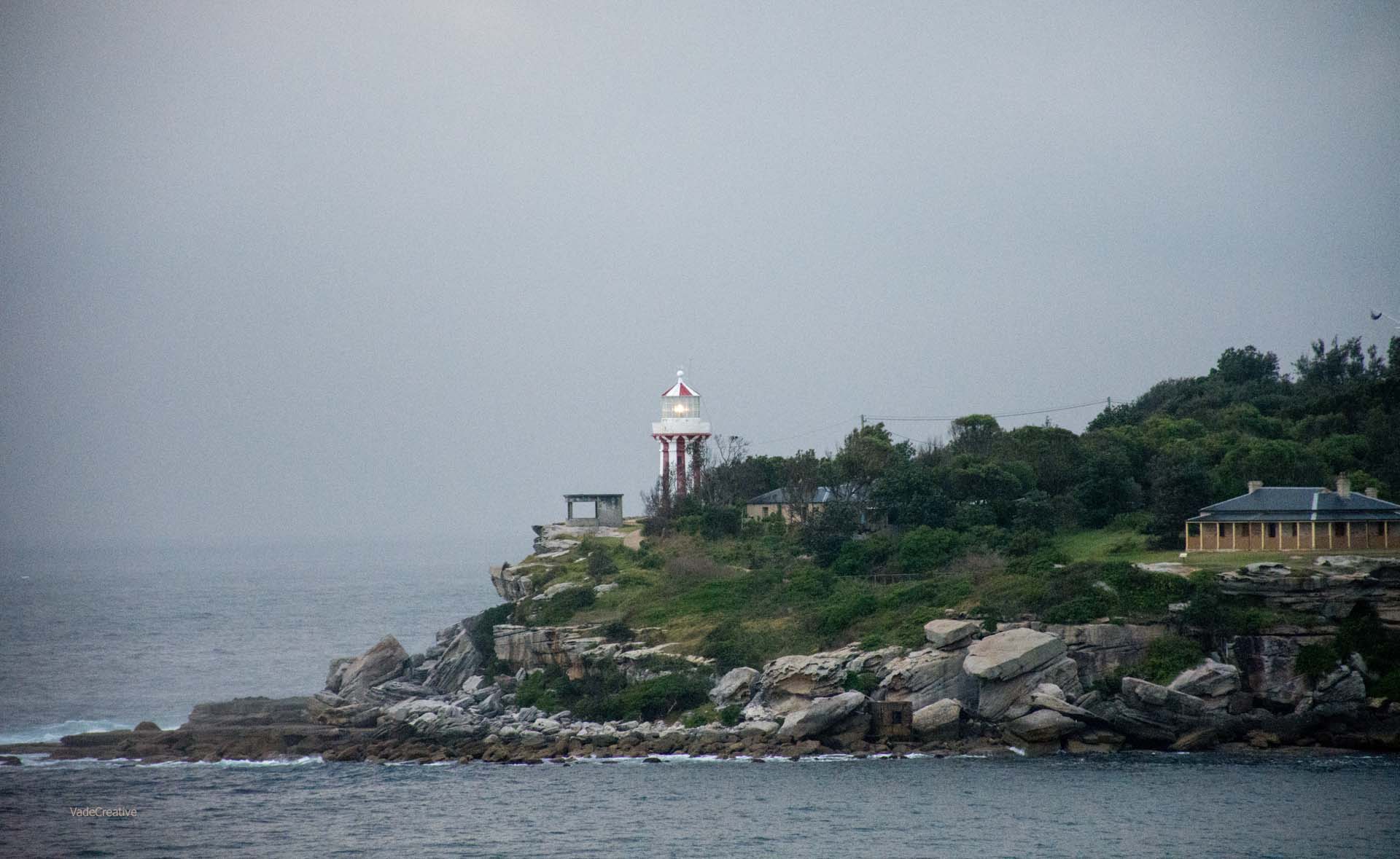 Sailing through Sydney Heads