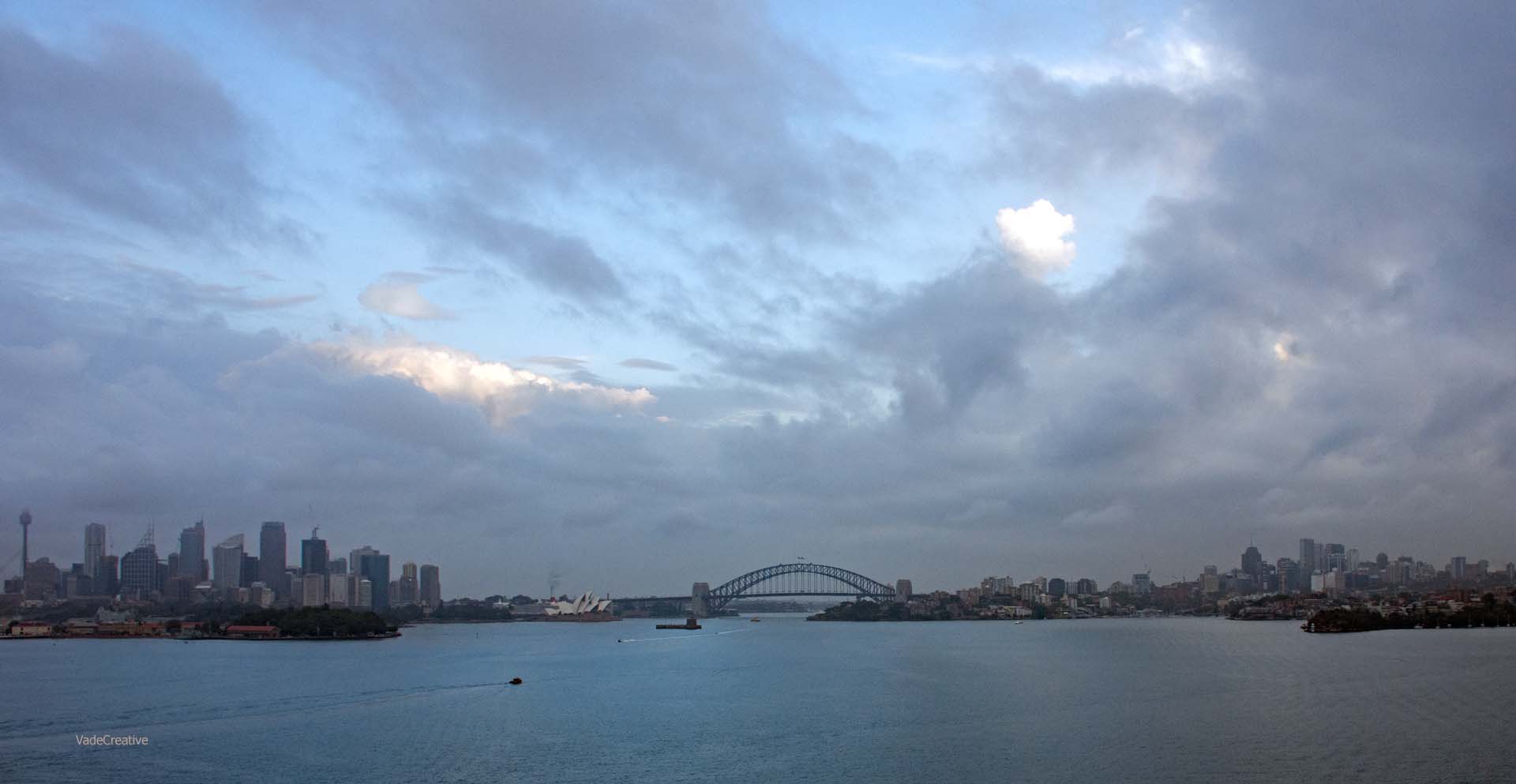 Early Morning Approach towards Sydney Harbour