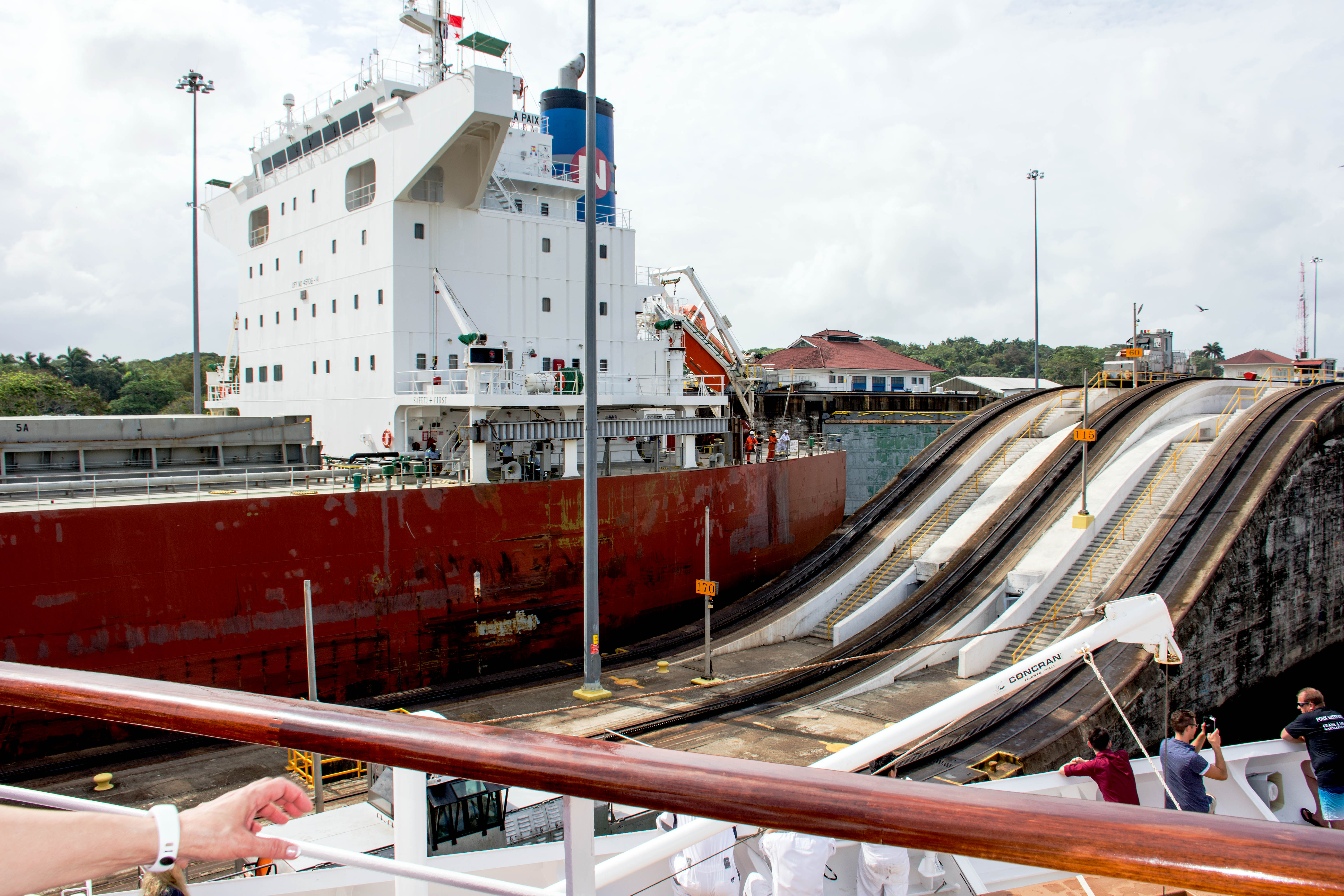 Eurodam in First Lock